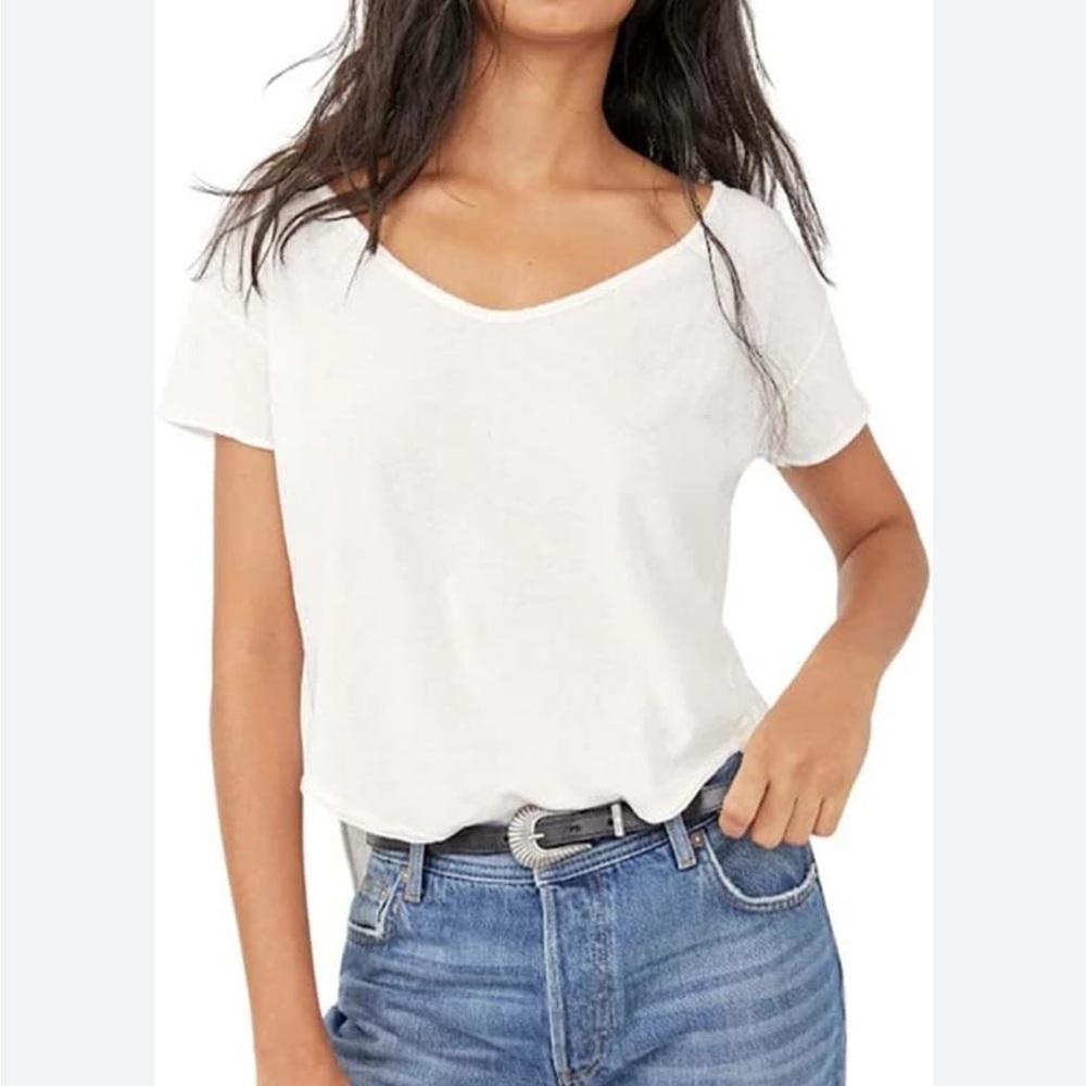 Free people bring it on tee EUC